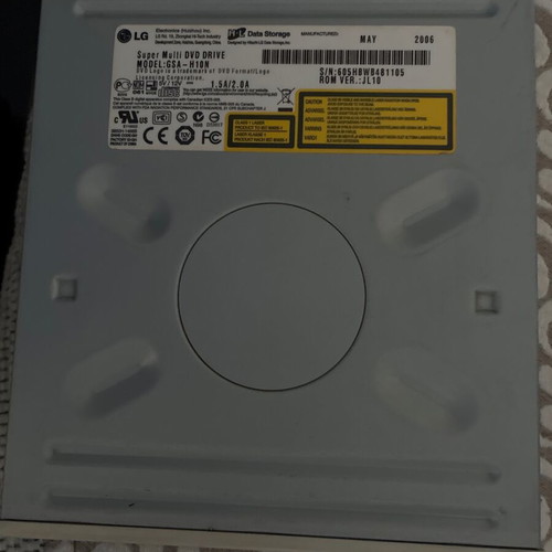 DVD-Rom LG GSA-H10N IDE used, retro PC drive