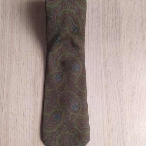 Galfa Club Italy men's silk tie like new multicolor 9 cm