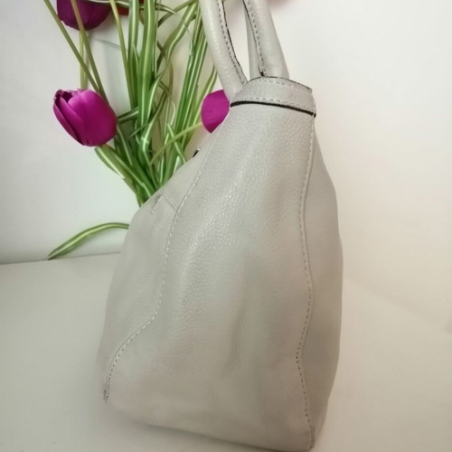 Tignanello shoulder bag used, sugar leather color