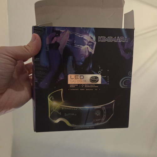 Kimimara LED Full Color Sci-Fi Battery Glasses new