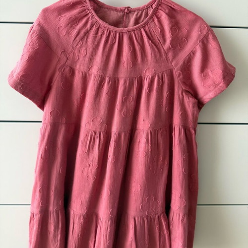 Zara girls dress size 4-5 years like new, pink, 110 cm