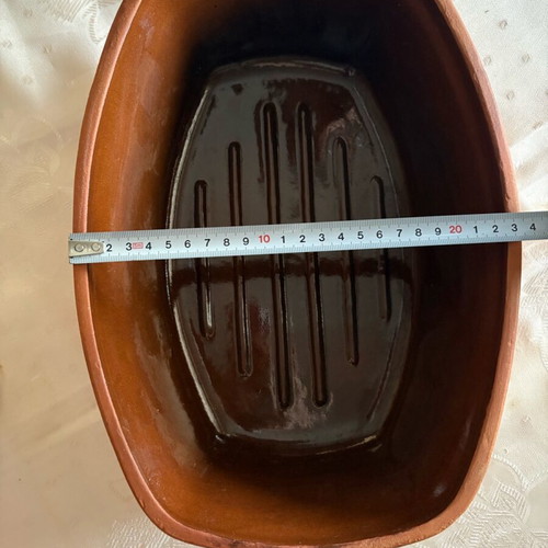 Bio Gastopf clay pot used, natural clay, German