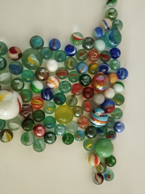 Selective marbles used, pack of 100