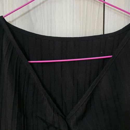 Crop top black one size Shein like new