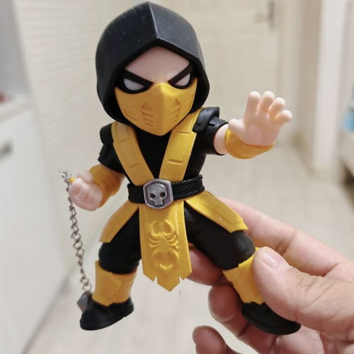 Chibi Mortal Kombat Scorpion figure