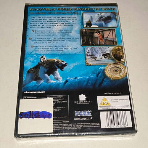 The Golden Compass Sega game new, adventure