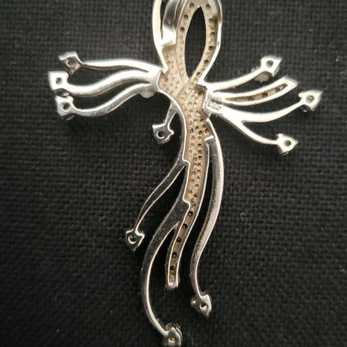 Pendant made of 925 silver and zirconia like new