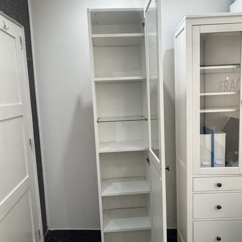 Wooden wardrobe 100, sturdy storage cabinet