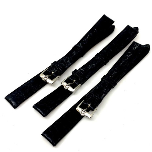 Omega leather watch straps 12mm vintage authentic new
