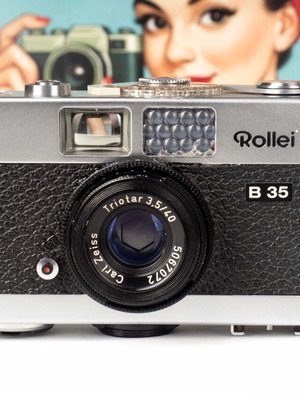 Rollei B35 35mm Mechanical Film Camera Used