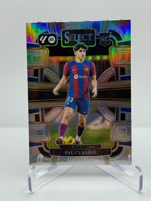23-24 Panini Select La Liga Pau Cubarsi RC Silver Prizm like new #26