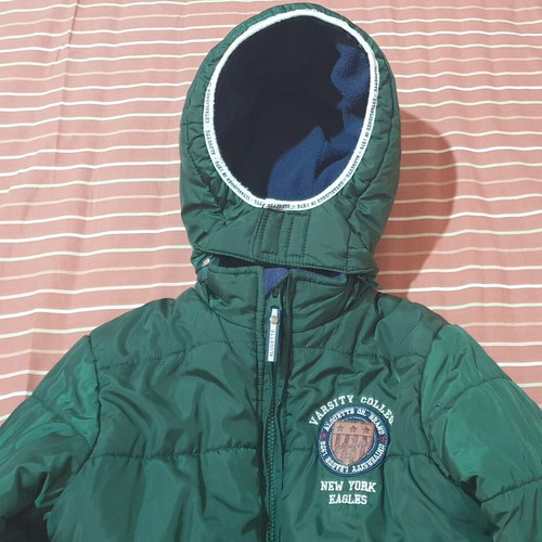 Alouette Kids Puffer Jacket Size 8 Years 128cm Green with Fleece