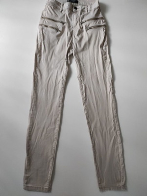 Mango women's pants used No 34 beige elastic