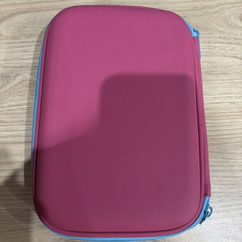 Smiggle pencil case like new, pink with 3D deer design