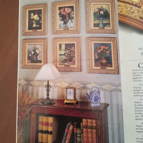 Collectible paintings The flowers of the Impressionists new, set of 6