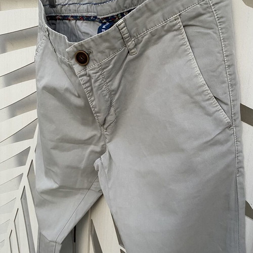 Chino men pants like new, light gray, size S