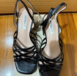 Luigi black platform sandals new, size 36