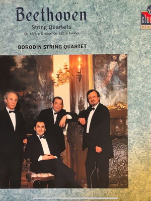 Beethoven Borodin string quartet LP used, classical music