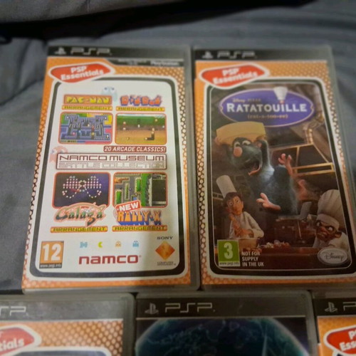 PSP Games used, pack of 7 titles
