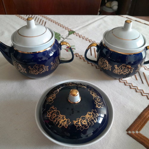 Vintage tea set Ukrainian origin like new, 1960s