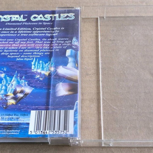 Crystal Castles Diamond Plateaus In Space Commodore cassette US Gold