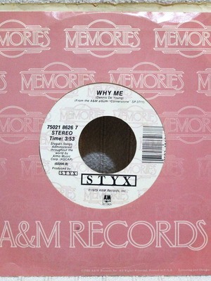 Styx Babe / Why Me 7" βινύλιο single μεταχειρισμένο, ροκ