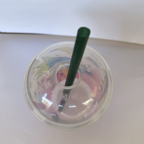 Starbucks Reusable Cold Birthday Cup 473ml like new, retro pink design