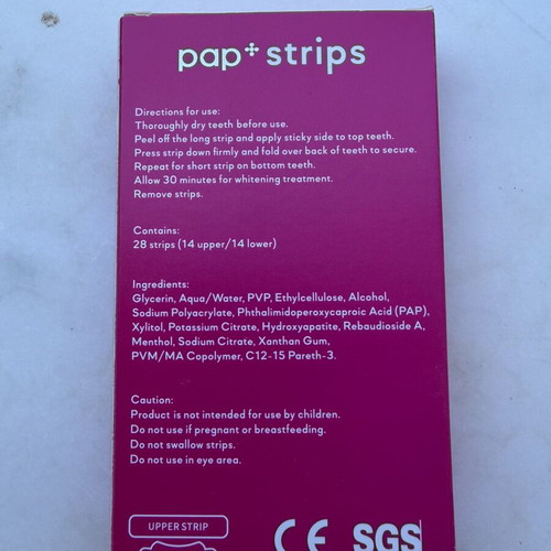 Teeth Whitening Strips 14 applications, new