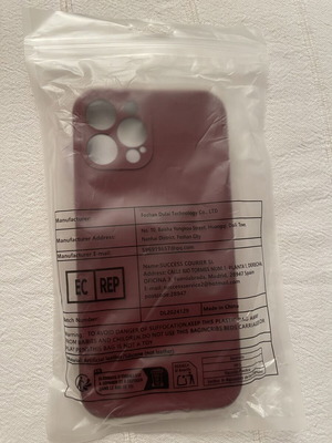 iPhone 12 Pro Max burgundy case new