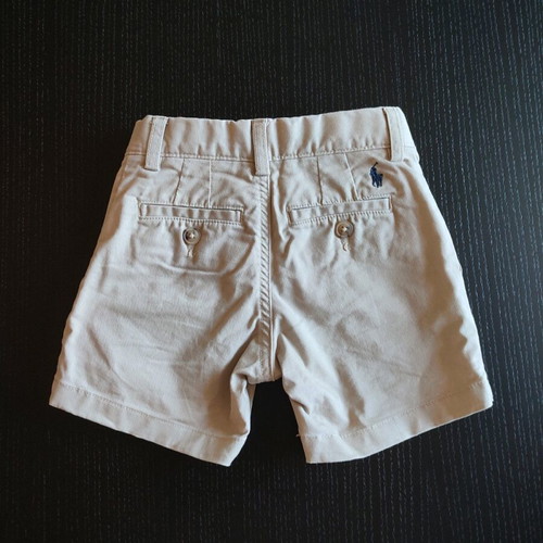 Ralph Lauren cotton beige shorts for 2-year-old boy new