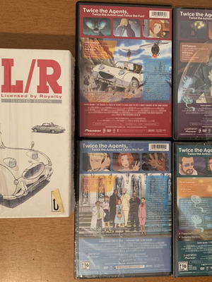 L/R Licensed by Royalty DVD collectors box set new, complete anime manga series