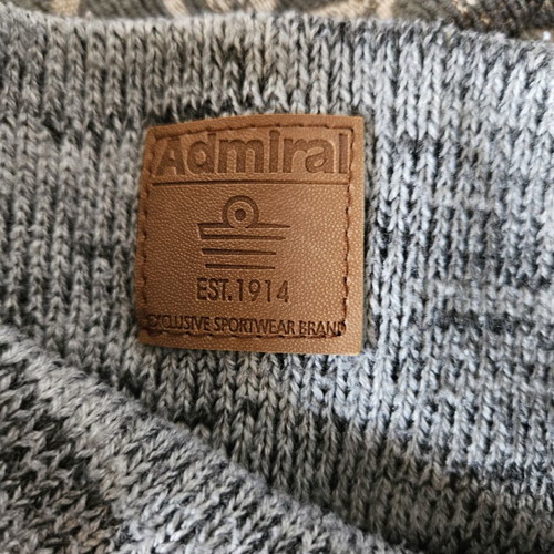 Admiral Unisex Hat with Fleece Like New, Gray Multicolor