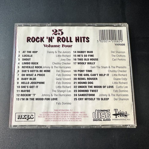 25 Rock 'n' Roll Hits Volume 4 CD