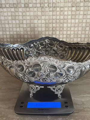 Handmade Silver Gondola 925 Sterling Heavy Type 1.26kg Like New