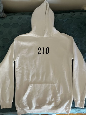 Hoodie 210 ATH FNST white used, size M