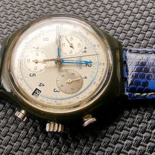 Swatch Chrono Alarm SON401 Point d'Orgue AG1997 used collectible watch