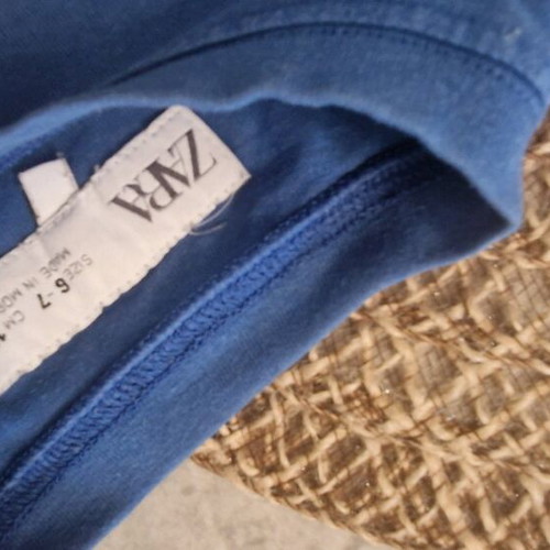 Zara short sleeve used t-shirt, blue