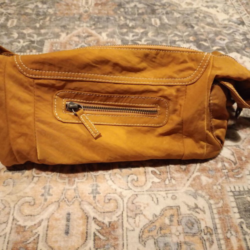 Pull&Bear Shoulder Bag New Mustard Color with Adjustable Strap