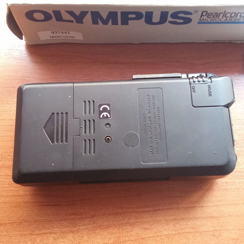 Olympus S 725 Microcassette Recorder like new, 1990s journalism