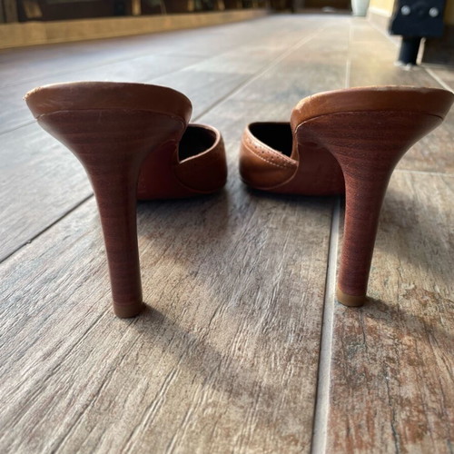Ralph Lauren brown pumps size 38 new with low heel