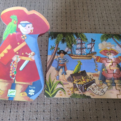 Djeco Pirate Puzzle like new