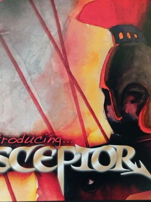 Sceptor 7'' Introducing vinyl like new, metal from Germany
