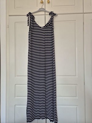 Mango maxi summer dress striped nautical style