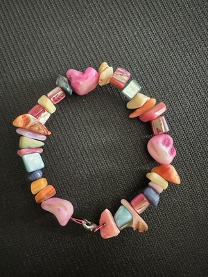 Handmade boho bracelet like new, colorful summer style