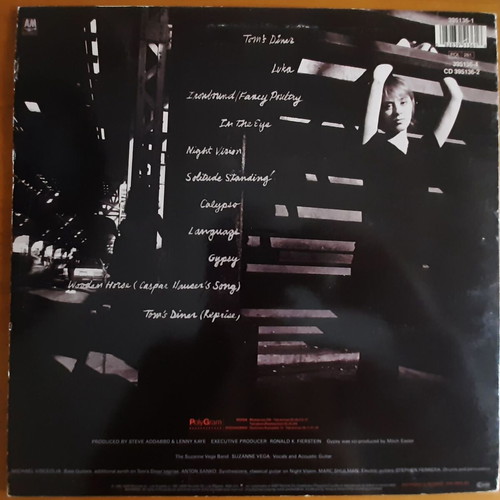 Suzanne Vega Solitude Standing vinyl used, authentic Greek edition