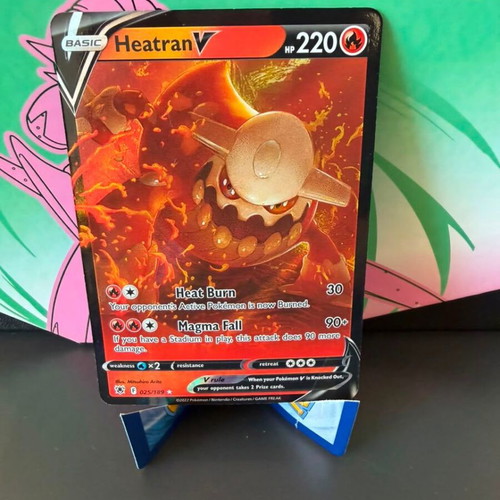 Heatran V Astral Radiance 25 Pokemon TCG card