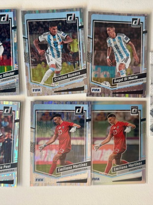 Σετ 7 καρτών Donruss FIFA Soccer Argentina 2023-24 καινούργιο