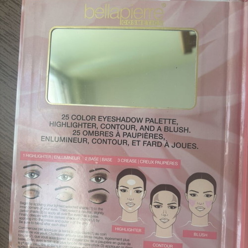 Bellapierre Satin Rose palette like new with eyeshadows blush highlighter bronzer