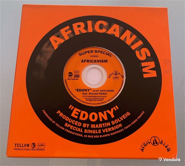  Africanism - Edony 4-trk card cd single