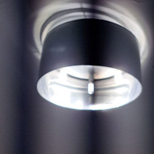 Ceiling light used, modern asymmetrical with 5 LED lamps